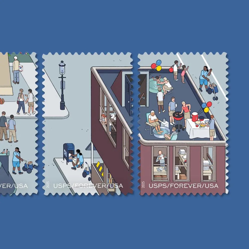2025 Years of Delivering Stamps, Sheet of 20